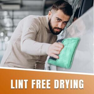 Extra Large Microfiber Car Drying Towel, 16x24 Inch, Super Absorbent 1200gsm, Qu